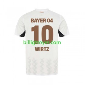 Billige Fotballdrakter Bayer 04 Leverkusen Florian Wirtz 10 Bortedraktsett 2024/25 Kortermet